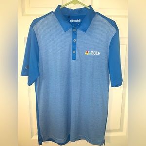 ☀️ADIDAS Climachill NBCGolf Men’s Golf Polo Size Small